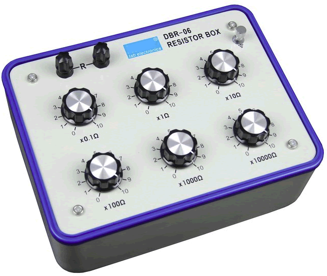decade resistance box 0.1-10000 Ohm δεκαδικό κιβώτιο αντιστάσεων