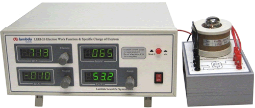 Συσκευή μέτρησης ειδικού φορτίου ηλεκτρονίου και έργου εξαγωγής μετάλλου